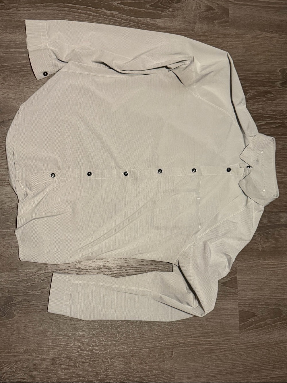 Men's Classic lululemon Long-Sleeve Button-Up Shirt in Light Gray